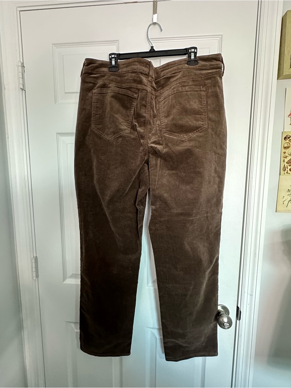 NYDJ Brown Corduroy Straight-Leg Women’s Pants - Picture 2 of 14